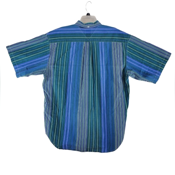 Vtg McIntosh Seymoor Shirt Mens L Button Down Multicolor Striped Pockets Cotton - Picture 5 of 14